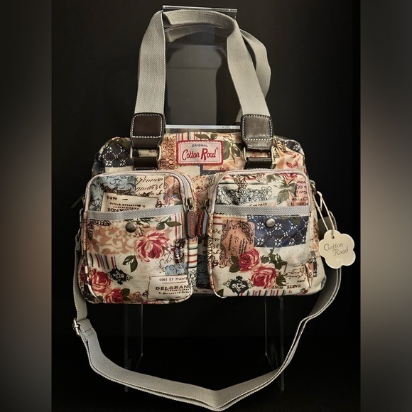 Cotton Road Coated Canvas Travel Bag - Picture 1 of 8